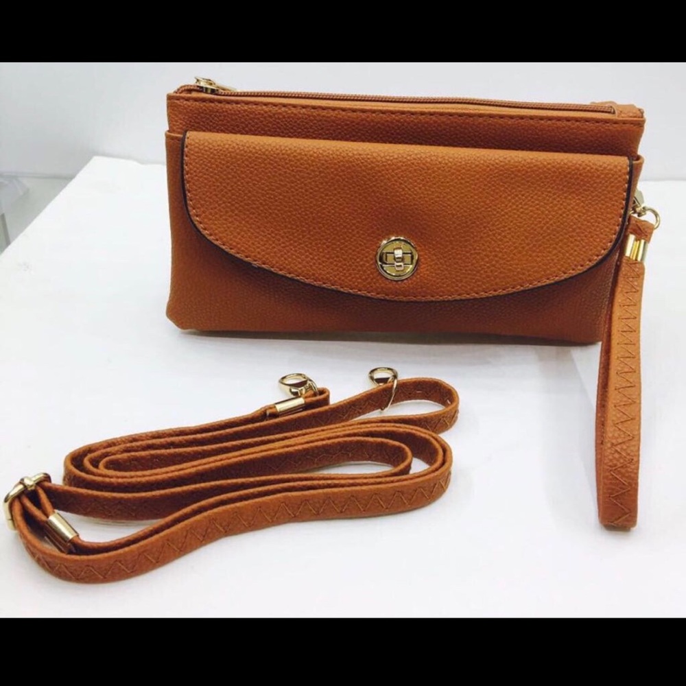 Caramel crossbody bag